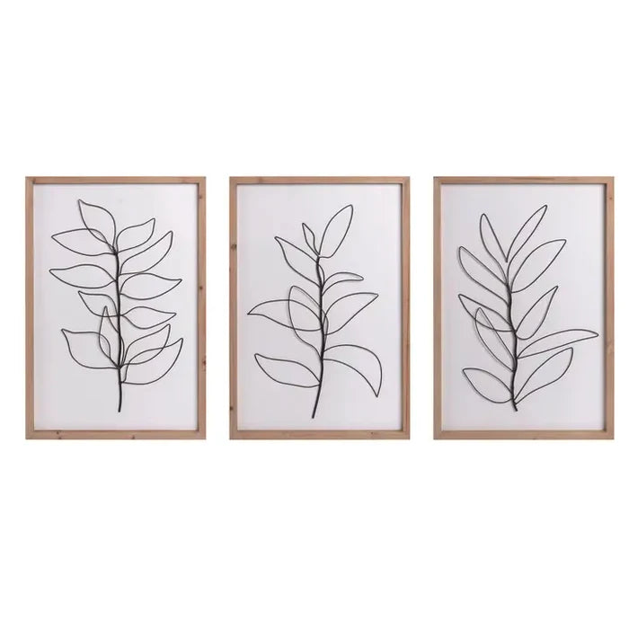 Leaf Framed Wall Decor Collection