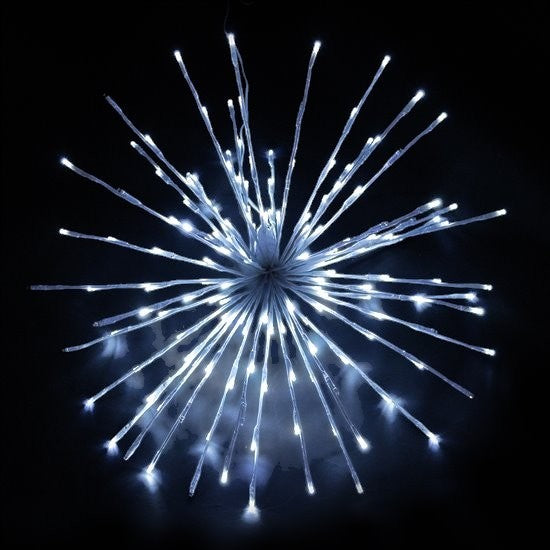 Certified Lights white LED spritzer light with 80 LEDs, 20 twinkling and 60 steady, for indoor/outdoor holiday decor.