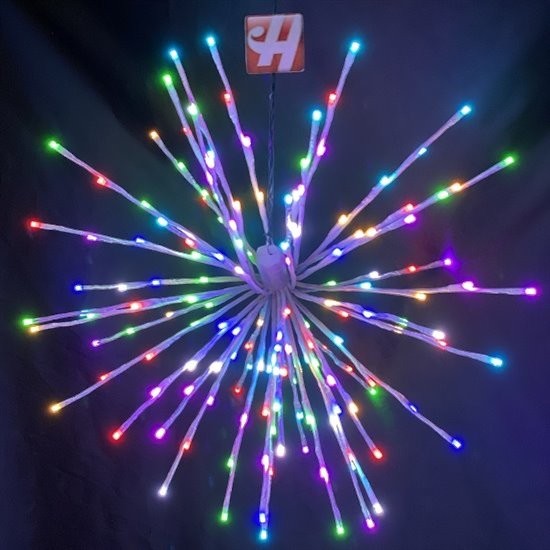 Certified Lights LED Spritzer starburst light with multi-colored twinkling and steady LEDs.
