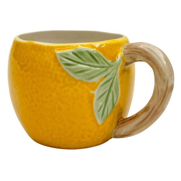 lemon designed mug