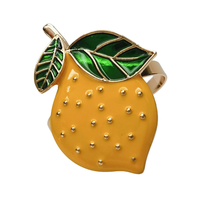 lemon napkin ring