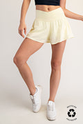 Lemonilla Crossover Waist Run Shorts
