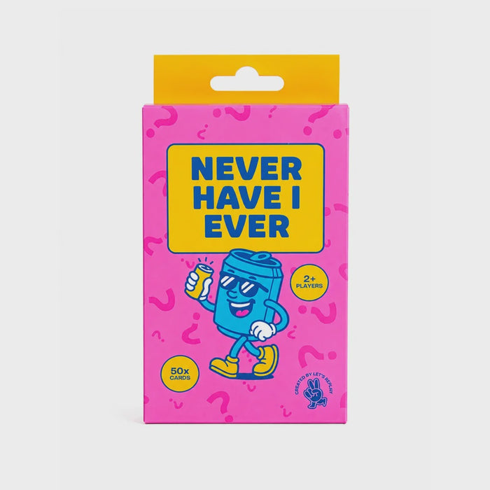 Let's Play Never Have I Ever Mini Card Game