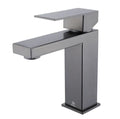 Lexora Monte Stainless Steel Single Hole Bathroom Faucet - Gun Metal LFS1012GM - MyBBQDirect