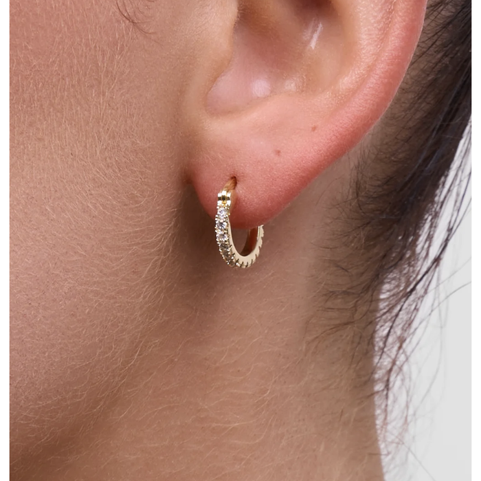 Liberte Piccola Dolce Gold Huggie Earrings
