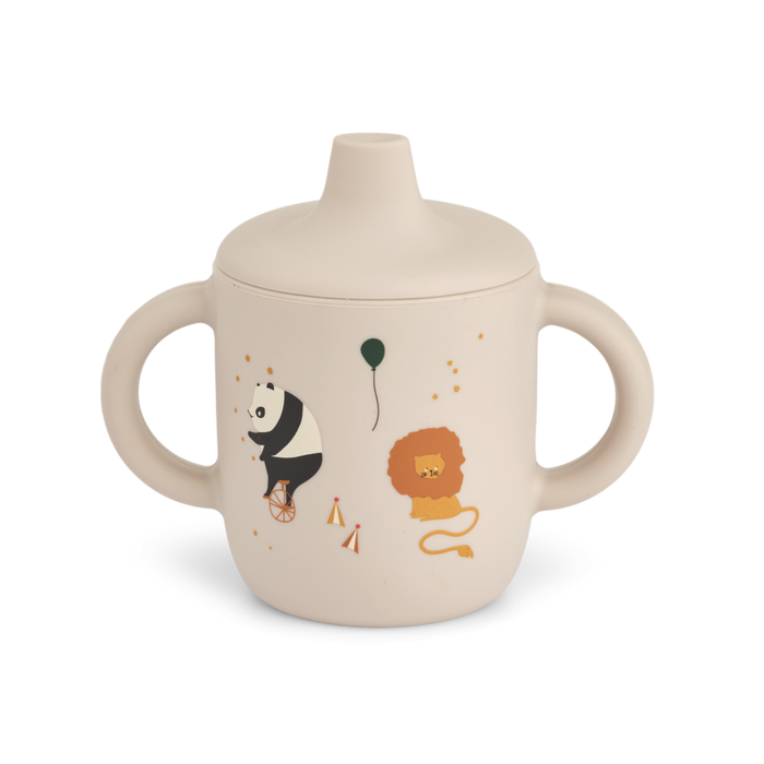 Liewood - Neil Sippy Cup - Circus / Sandy - Mabel & Fox