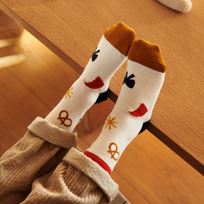 Liewood - Silas Socks - Holiday / Sandy (3 Pack) - Mabel & Fox