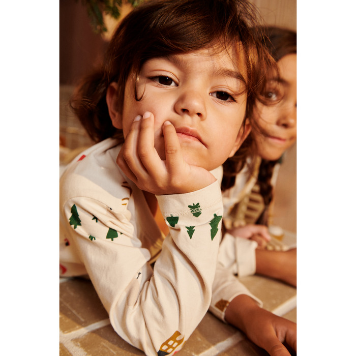 Liewood - Wilhelm Printed Pyjama Set - Holiday / Sandy - Mabel & Fox