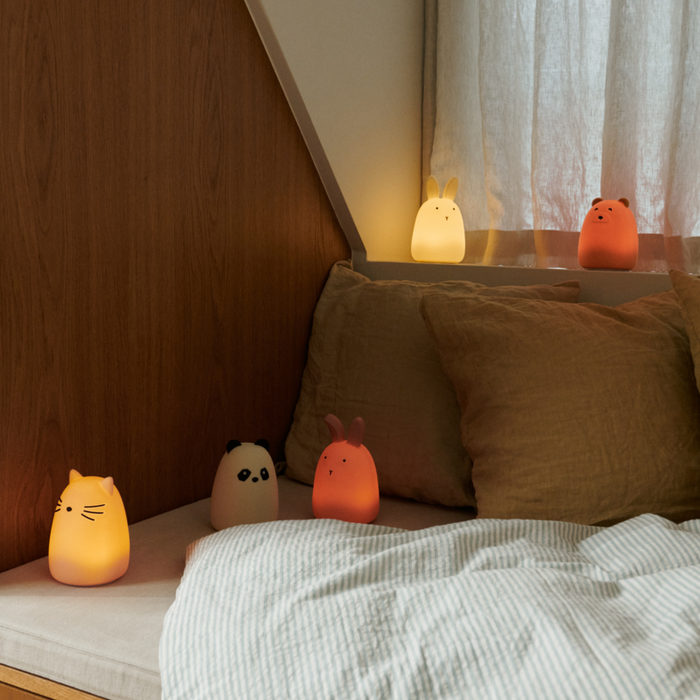 Liewood - Winston Night Light - Rabbit Creme de la creme - Mabel & Fox