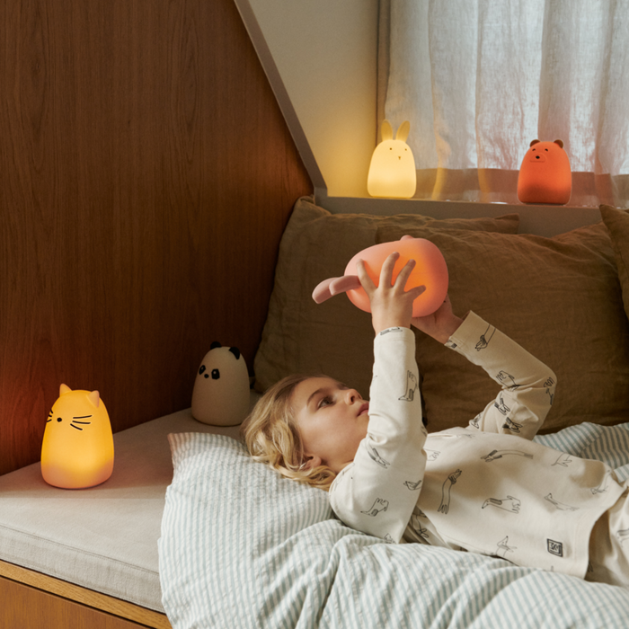 Liewood - Winston Night Light - Rabbit Creme de la creme - Mabel & Fox
