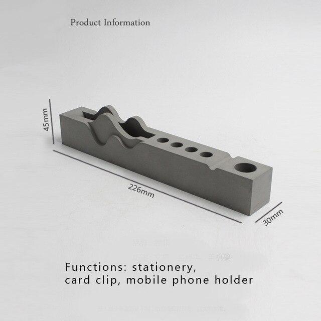 "Lind" office pen holder silicone modl - madmolds -