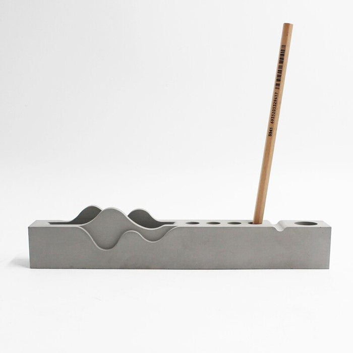 "Lind" office pen holder silicone modl - madmolds -