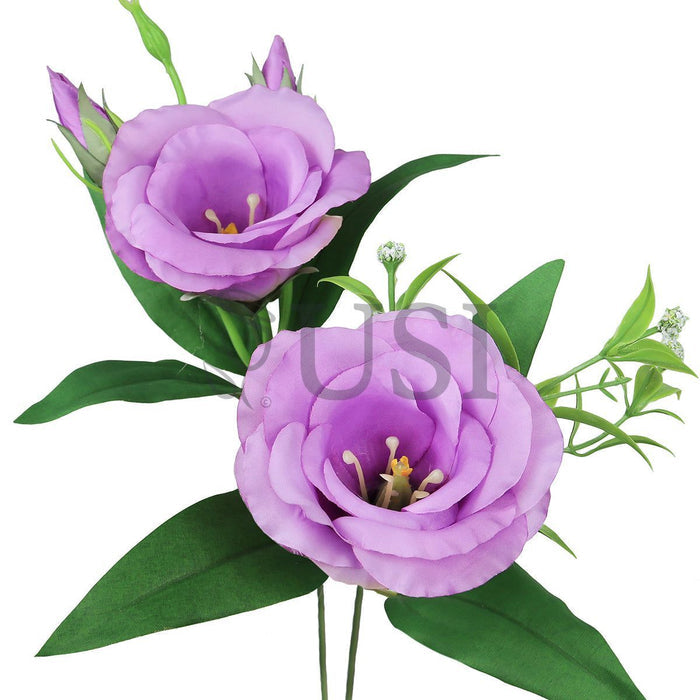 Lisianthus Flower Bush w Filler x10, 19in, Lavender