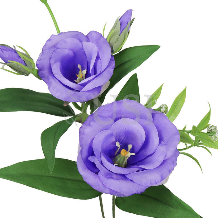 Lisianthus Flower Bush w Filler x10, 19in, Purple
