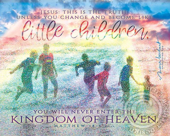 Little Children - premium canvas