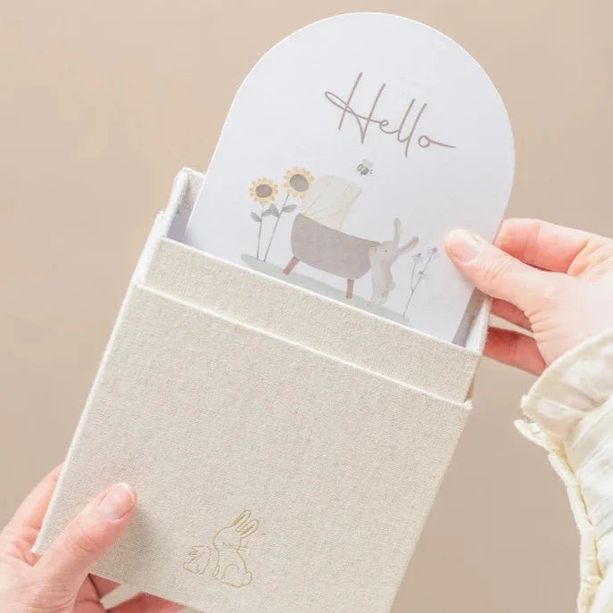 Little Dutch - Baby Milestone Cards - Baby Bunny - Mabel & Fox