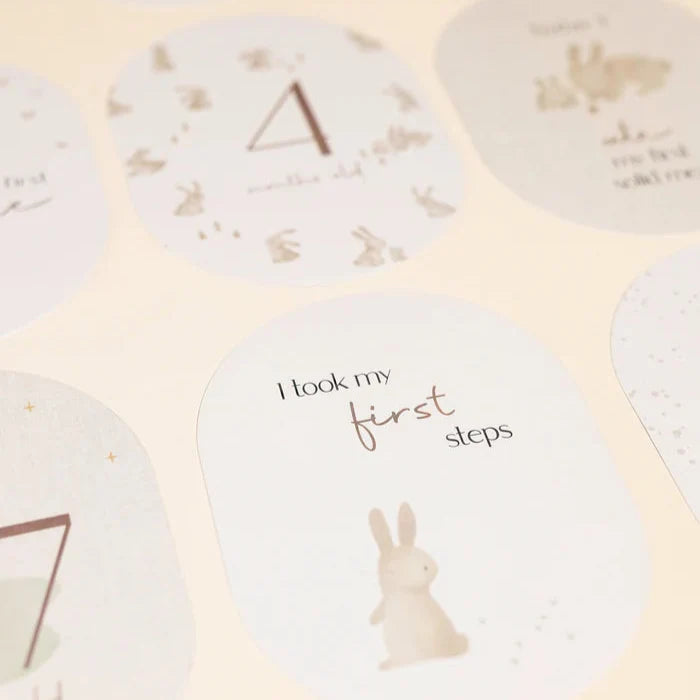 Little Dutch - Baby Milestone Cards - Baby Bunny - Mabel & Fox