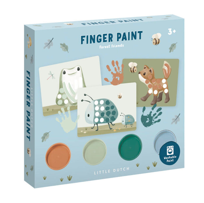 Little Dutch - Fingerpaint Set - Forest Friends - Mabel & Fox