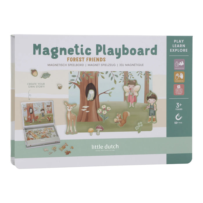 Little Dutch - Magnetic Playboard - Forest Friends - Mabel & Fox
