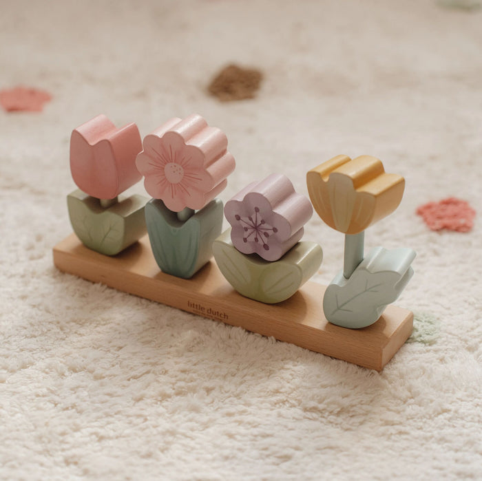 Little Dutch - Stacking Puzzle Flowers - Fairy Garden - Mabel & Fox