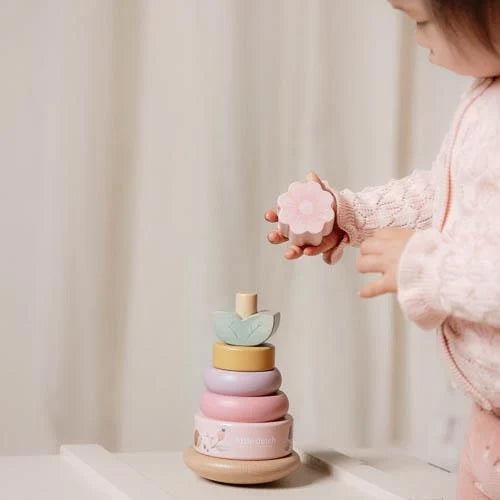 Little Dutch - Wooden Rocking Ring Stacker - Fairy Garden