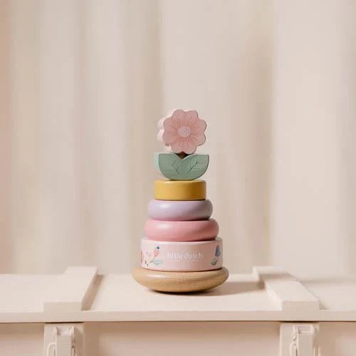 Little Dutch - Wooden Rocking Ring Stacker - Fairy Garden