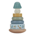 Little Dutch - Wooden Rocking Ring Stacker - Forest Friends - Mabel & Fox