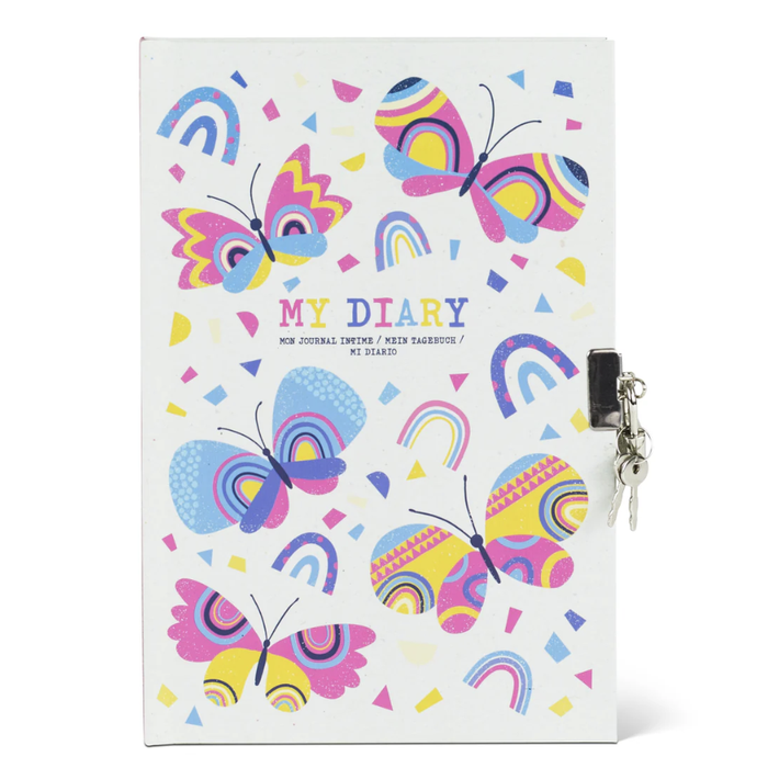 Lockable Diary Butterflies