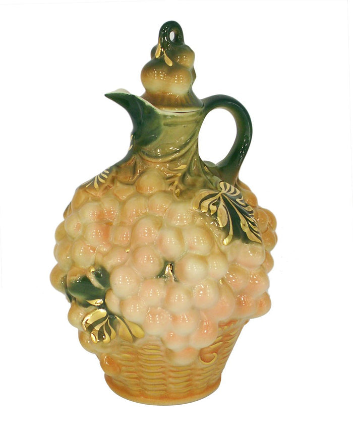 Lomonosov Porcelain Wine Decanter Grapes 40 oz/1160 ml