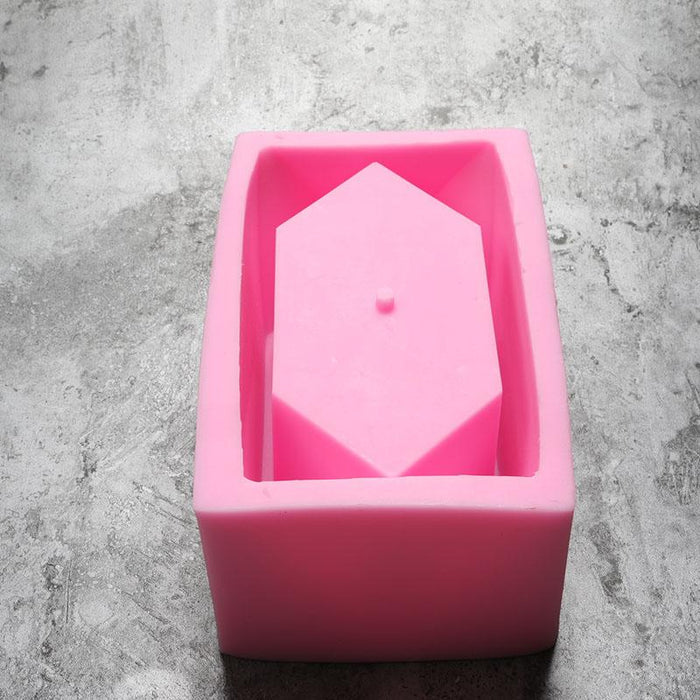 Long geometric planter silicone mold - madmolds - silicone mold