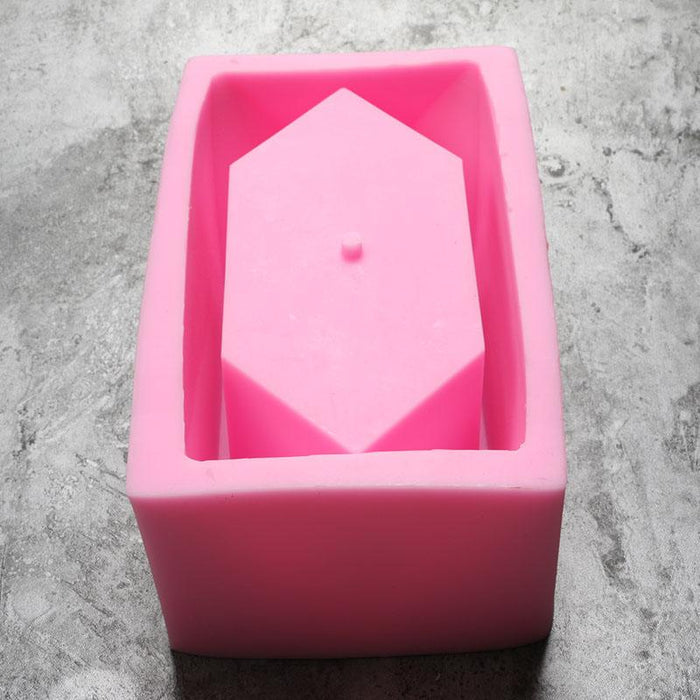 Long geometric planter silicone mold - madmolds - silicone mold