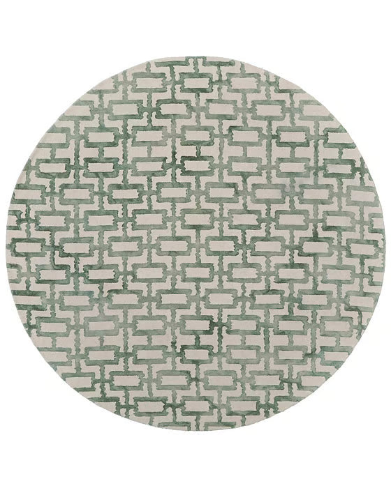 Lorrain Lifestyle Rug-Green/Ivory
