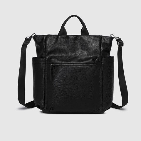 louenhide vegan leather bronx backpack laptop bag