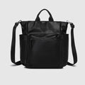 louenhide vegan leather bronx backpack laptop bag