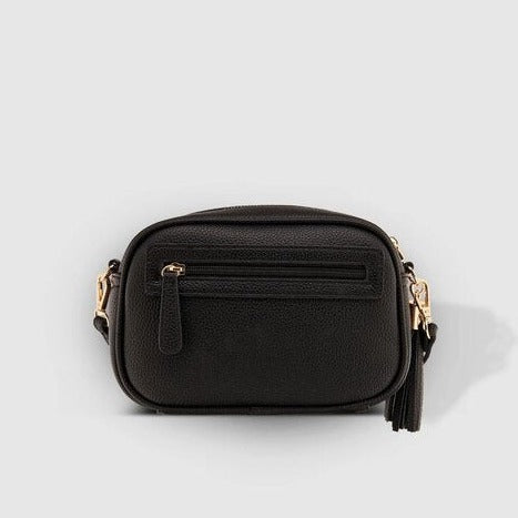 jacinta black vegan leather bag