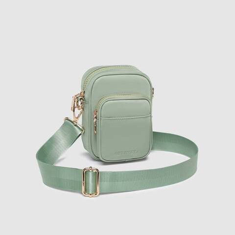 Green crossbody bag