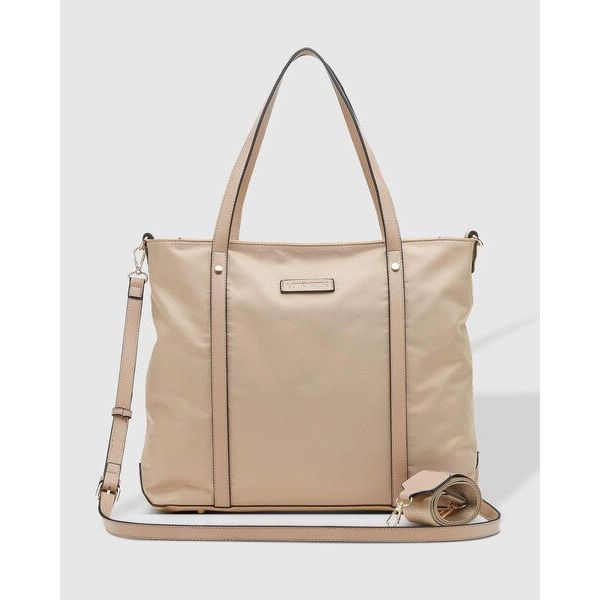 louenhide nora beige tote bag