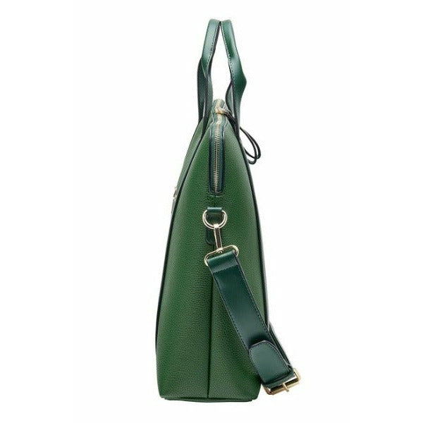 green laptop bag