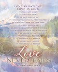 Love Is Patient - frameable print