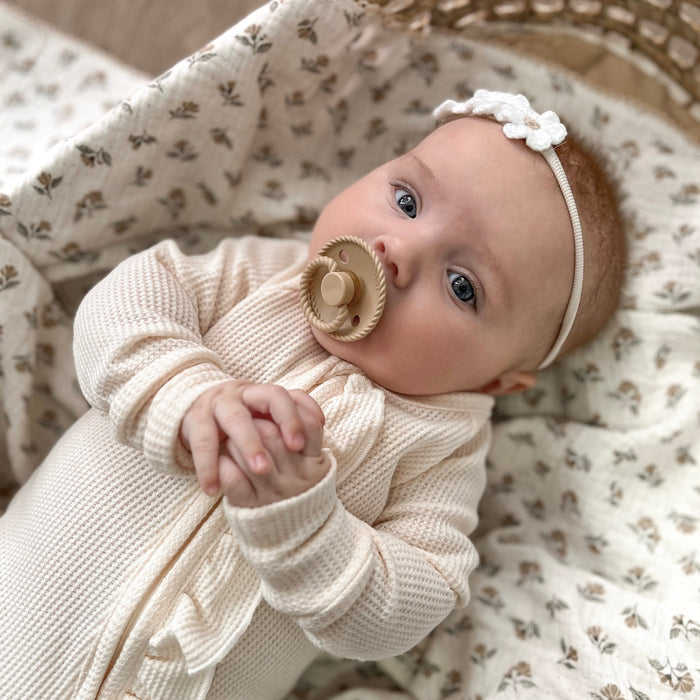 Mabel & Fox - Baby Muslin Cotton Blanket - Dainty Floral - Mabel & Fox