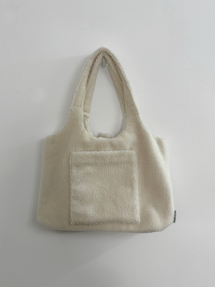 Mabel & Fox - Teddy Tote Bag - Milk - Mabel & Fox