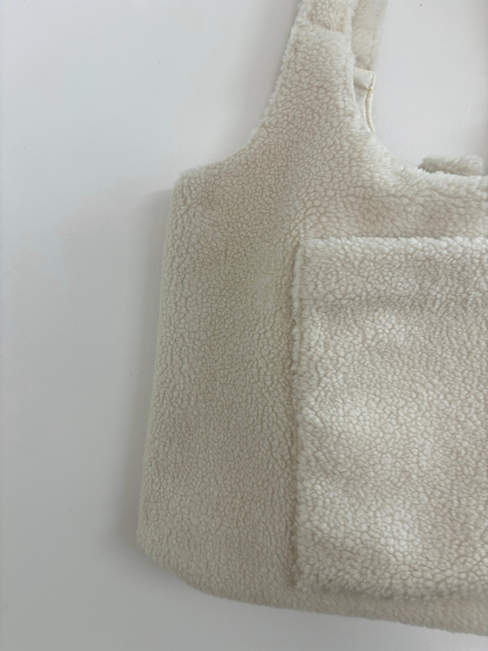 Mabel & Fox - Teddy Tote Bag - Milk - Mabel & Fox