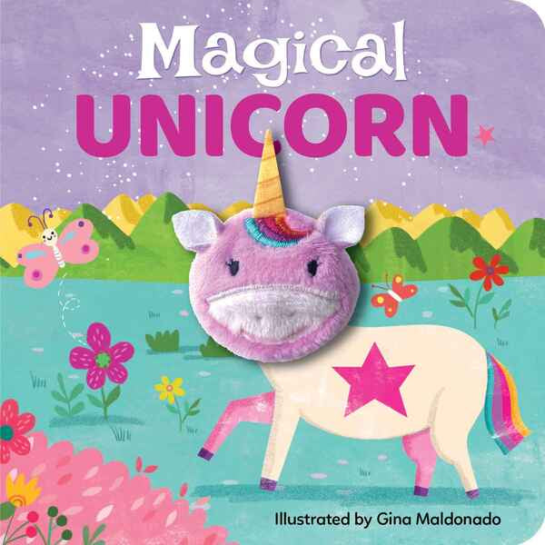 Magical Unicorn Large Finger Puppet Book