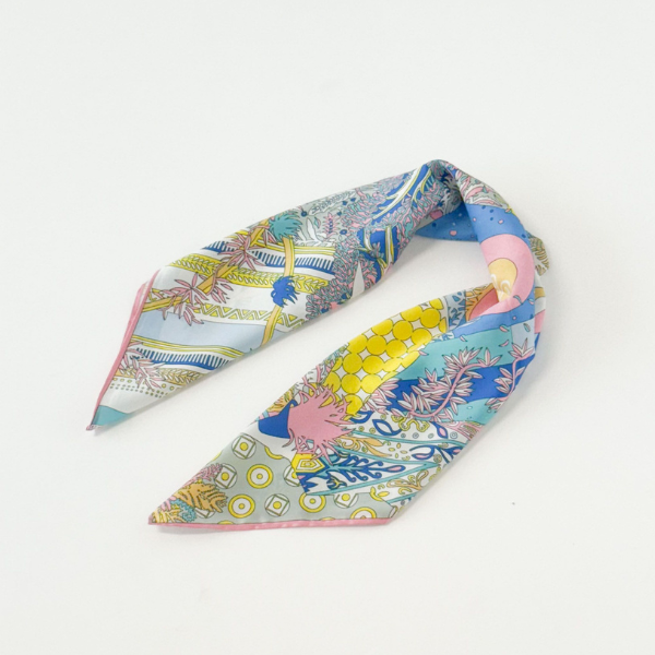 Marais Pink Mini Square Scarf