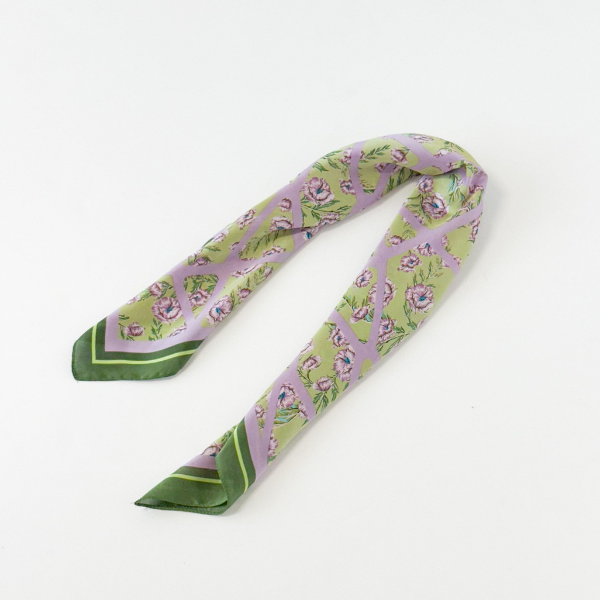 Marais Purple Mini Square Scarf