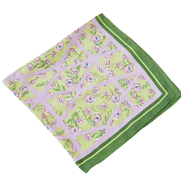 Marais Purple Mini Square Scarf