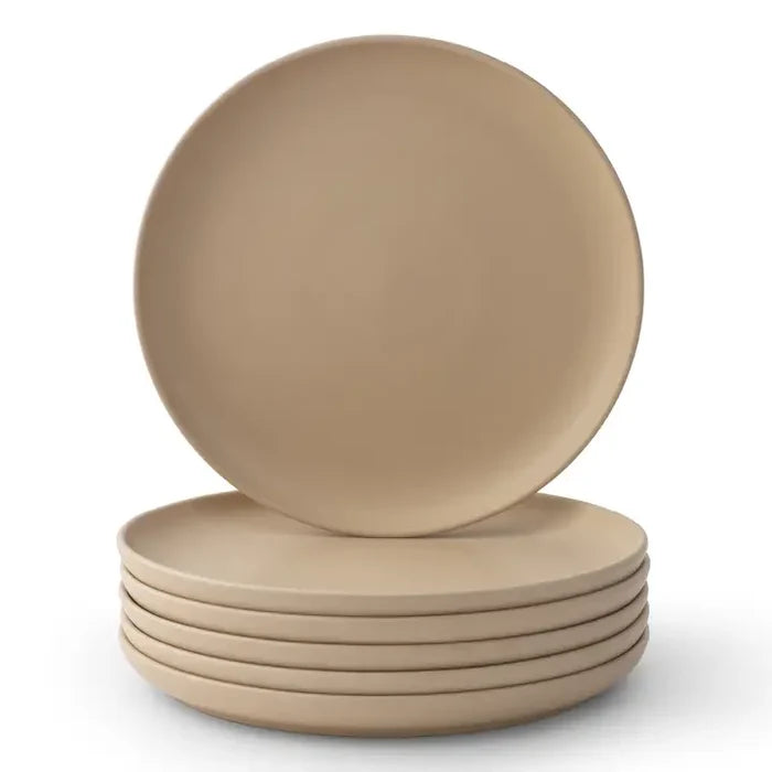 Mate Beige 18-Piece Stoneware Dinnerware Set