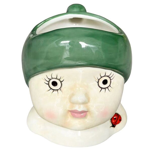 may gibbs gumnut baby head pot planter