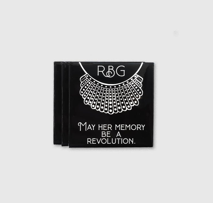 May Her Memory Be A Revolution RBG magnet