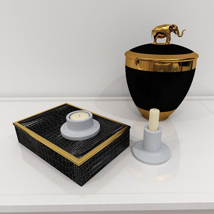 Menorah candlestick silicone mold - madmolds -